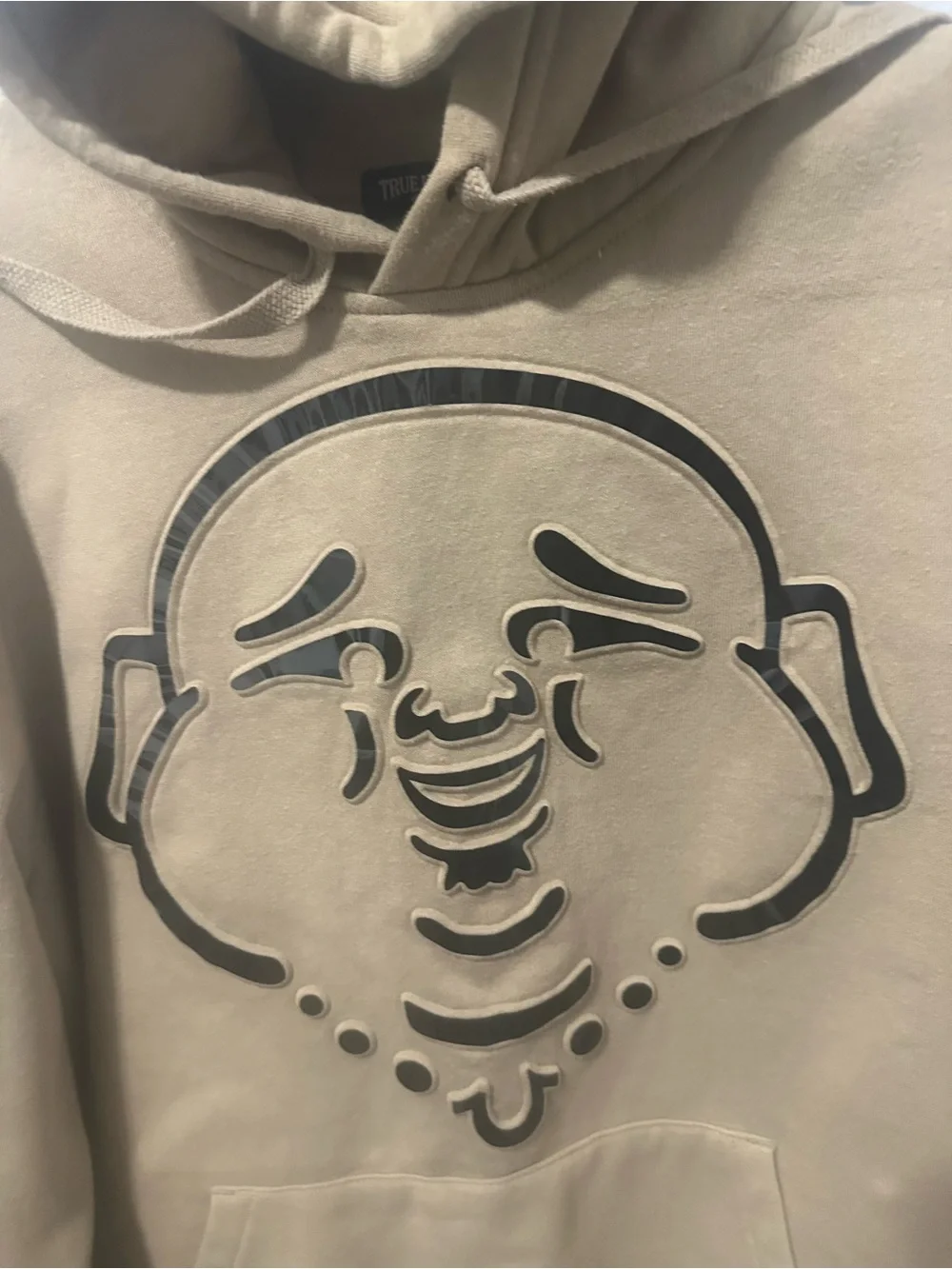 True Religion Tan Graphic Pullover Hoodie - Men